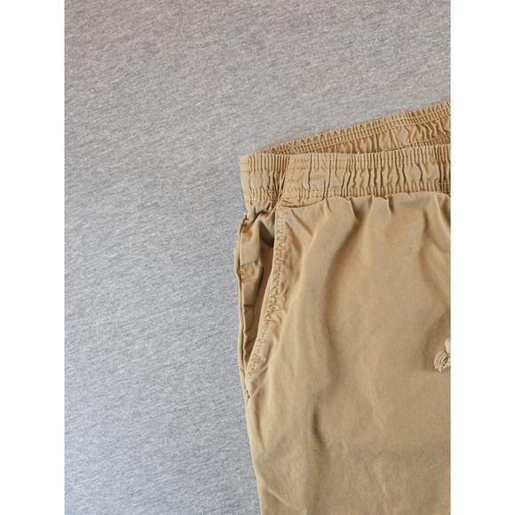 Save Khaki United Sku Twill Easy Chino Pants Men L Beige Drawstring Beach Surf - Picture 5 of 10